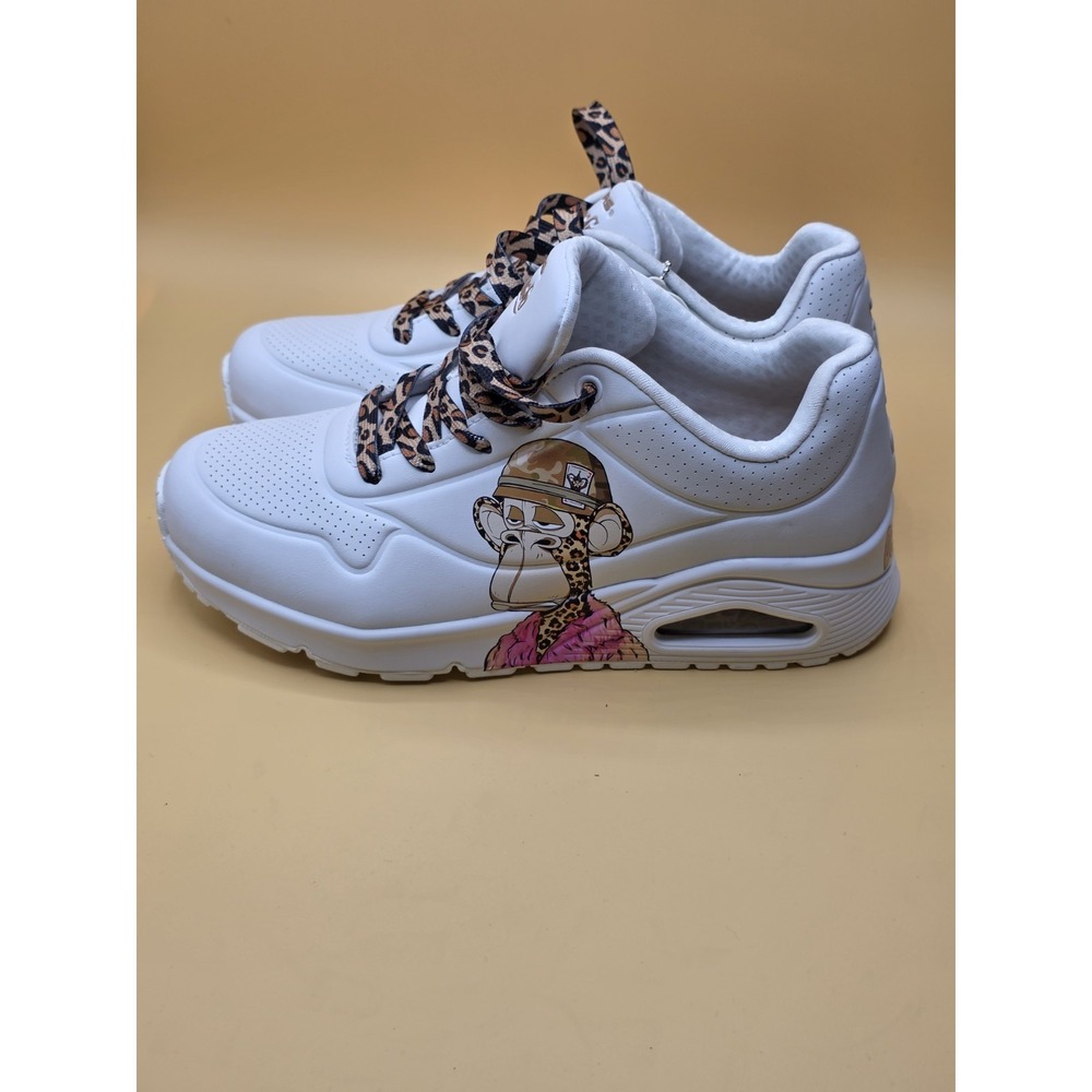 Skechers Men's 251014 Snoop Dogg Uno- Dr. Bombay White Casual‎ Shoes Size 7